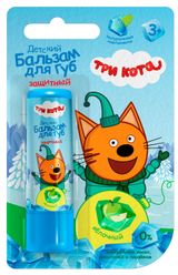 Изображение товара Бальзам для губ «Три кота» детский яблочный, 4,2 г
