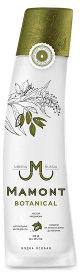 Изображение товара Водка Mamont Botanical Особая Россия, 0,5 л