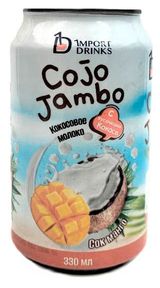 Изображение товара Напиток газированный Cojo Jambo с соком манго и кокосовым молоком Вьетнам, 0,33 л