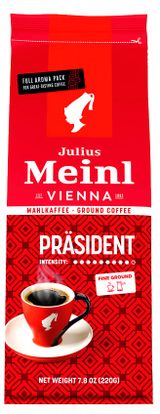 Изображение товара Кофе молотый Julius Meinl Prasident Италия, 220 г