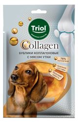 Изображение товара Лакомство для собак Triol Collagen с мясом утки, 80 г