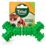 Изображение товара Игрушка для собак Triol Кость с шипами, 12 см в ассортименте