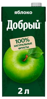 Изображение товара Нектар «Добрый» Яблоко, 2 л