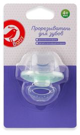 Изображение товара Прорезыватель для зубов АШАН Красная птица Baby с 4 мес., 1 шт