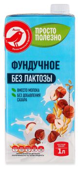 Изображение товара Напиток на растительной основе АШАН Красная птица Фундучный, 1 л