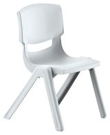 Изображение товара Стул детский Zivi светло-серый, 30х31х53 см