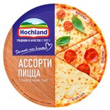 Изображение товара Сыр плавленый Hochland Ассорти пицца треугольники 50% БЗМЖ, 140 г
