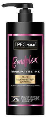 Изображение товара Шампунь для волос «ТРЕСеммé» Гладкость и блеск бессульфатный, 1 л