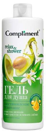 Изображение товара Гель для душа Compliment восстановление и питание, 400 мл