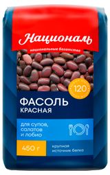 Изображение товара Фасоль красная «Националь» калиброванная, 450 г