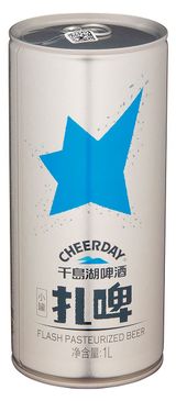 Изображение товара Пиво Cheerday Silver светлое фильтрованное, 1 л