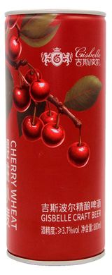 Изображение товара Пивной напиток Gisbelle Craft Вишня пшеничное, 880 мл