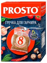 Изображение товара Гречка PROSTO для гарнира быстроразваривающаяся в пакетиках для варки 8 порций, 500 г