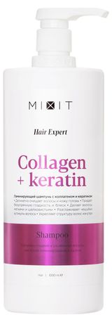 Изображение товара Шампунь для волос Mixit Collagen + keratin, 1 л