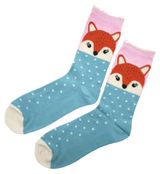 Изображение товара Носки женские розово-голубые, р 38-42