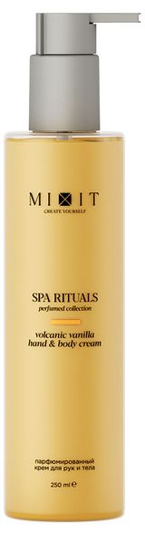 Изображение товара Крем для рук и тела Mixit Spa Rituals Volcanic Vanilla восстанавливающий с ароматом теплой ванили, 250 мл
