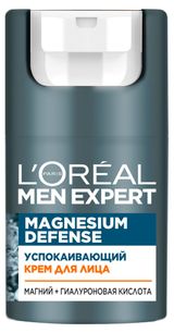 Изображение товара Крем для лица L'Oreal Paris мужской магний + гиалуроновая кислота, 50 мл