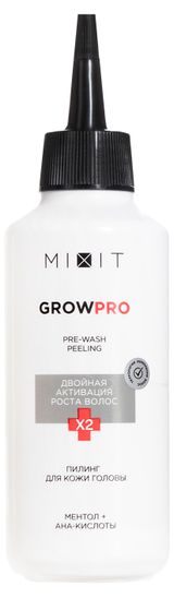 Изображение товара Пилинг для кожи головы Mixit GROW PRO ментол + АНА-кислоты, 150 мл
