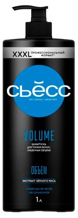 Изображение товара Шампунь для волос «Сьёсс» Volume Объем для тонких волос, 1 л