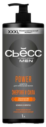 Изображение товара Шампунь для волос «Сьёсс» Men Power Энергия и сила, 1 л