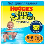Изображение товара Трусики-подгузники для плавания Huggies 5-6 ( 12-18 кг), 13 шт
