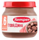 Изображение товара Пюре Semper Говядина с 6 мес., 80 г