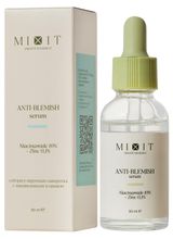 Изображение товара Сыворотка для лица Mixit себорегулирующая с ниацинамидом и цинком, 30 мл