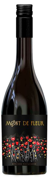Изображение товара Вино Mont De Fleur красное полусухое Россия, 0,75 л