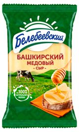 Изображение товара Сыр полутвердый «Белебеевский» Башкирский медовый 50% БЗМЖ, 190 г