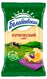Изображение товара Сыр полутвердый «Белебеевский» Купеческий 52% БЗМЖ, 190 г