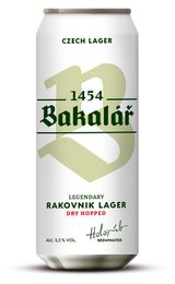 Изображение товара Пиво Bakalar Za Studena Chelemy светлое фильтрованное 5,2%, 500 мл