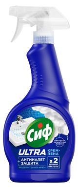 Изображение товара Крем-пена для ванной для сантехники «Сиф» Антиналет, 500 мл