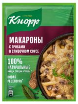 Изображение товара Приправа на второе «Кнорр» для макарон в сливочном соусе с грибами, 26 г