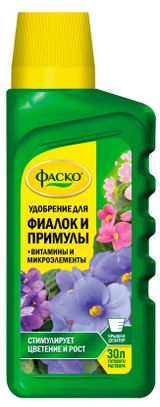 Изображение товара Удобрение «Фаско» Цветочное счастье Для Фиалок минеральное, 285 мл