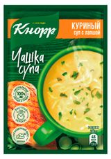 Изображение товара Суп заварной «Кнорр» быстрорастворимый Куриный суп с лапшой, 13 г