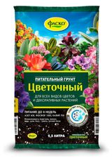 Изображение товара Грунт «Фаско» Цветочный для цветов, 2,5 л