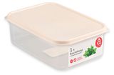 Изображение товара Контейнер Actuel для продуктов прямоугольный с гибкой крышкой светло-бежевый, 1 л