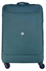 Изображение товара Чемодан мягкий Airport Easy Sky зеленый 4 колеса, р M