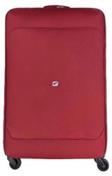 Изображение товара Чемодан мягкий Airport Easy Sky красный 4 колеса, р L