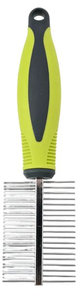 Изображение товара Расческа двухсторонняя для животных АШАН Красная птица, 5,2х21 см