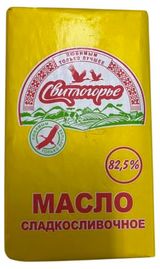 Изображение товара Масло сладкосливочное «Свитлогорье» 82,5%, 180 г
