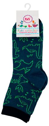 Изображение товара Носки детские «Красная Ветка» Динозавры синие, р. 14-16