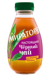 Изображение товара Чай черный «Мираторг» с лимоном, 370 мл