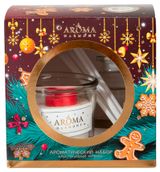 Изображение товара Набор Aroma Harmony Каштановый пудинг, диффузор 30 мл + свеча 60 г