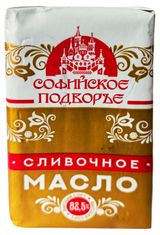 Изображение товара Масло сливочное «Софийское подворье» 82,5% Беларусь, 180 г