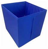 Изображение товара Коробка для хранения Actuel складная с ручкой синяя, 31x34x33 см