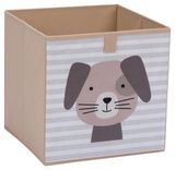 Изображение товара Коробка для хранения Actuel текстильная Собака, 27x27x27 см