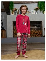 Изображение товара Пижама для мальчика новогодняя InExtenso красная