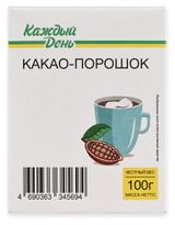 Изображение товара Какао-порошок «Каждый день», 100 г