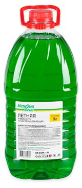 Изображение товара Жидкость стеклоомывающая «Каждый день» Летняя, 3 л
